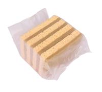 Eponge 4 éponges épaisses en pâte de Bois