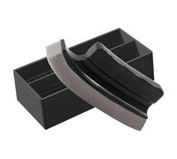 Éponge à barbe ergonomique, outil de nettoyage pour barbe, éponge à barbe avec évier, accessoire de toilettage confortable, nettoyeur de poils du visage avec prise en main facile, fournitures de