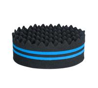 Éponge à Cheveux, éponges à Cheveux pour Hommes Noirs, Peigne éponge à Cheveux Twist King, éponge pour Outils de Soins Capillaires, Bleu, Rouge avec Brosse à Cheveux, éponge et