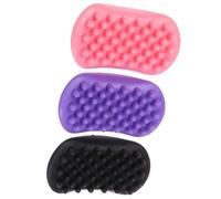 Éponge à cheveux pour boucles - Brosse coiffante pour homme noir - Lavable - Brosse éponge torsadée - Peigne pour la maison - Brosse à cheveux essentielle en caoutchouc - Outil de coiffure pour