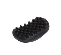 Éponge à cheveux pour boucles - Brosse coiffante pour homme noir - Lavable - Brosse éponge torsadée - Peigne pour la maison - Brosse à cheveux essentielle en caoutchouc - Outil de coiffure pour
