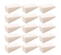 Éponge à Manucure Dégradée en Mousse, 20 Pièces Outil Cosmétique Blanc | Blending Précis, Texture Douce et Lisse, pour Ongles et Poudres, Usage Personnel, Trousse de Voyage