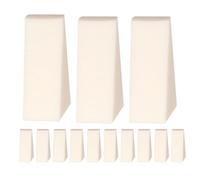 Éponge à Manucure pour Dégradés 20 Pièces en Mousse Blanche | Usage Sec et Humide, Format Portable pour Voyage, Application Maquillage et Poudres Liquides