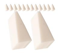 Éponge à Manucure pour Nail Art 20 Pièces Blanche, Outil Multi-usage | Surface Douce et Lisse, Usage Personnel ou Salon, pour Ongles et Poudres Cosmétiques, Style Élégant
