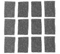 Éponge à Maquillage 16 Pcs Noire Effet Plaie Célébration Halloween | Sponge PU Coton, Contact Doux Peau, Pointillage Réaliste, pour Carnaval, Costume, Garçon Fille, Théâtre