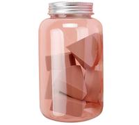 Éponge à Maquillage Applicateur Hydrophile, Forme Sectorielle | Usage Humide et Sec, Surface Lisse, Couvre Grosse Zone, S’étend Après Trempage, pour Nez et Bouche