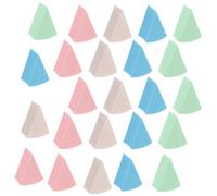 Éponge à Maquillage en Latex Triangulaire, Lot de 3 Sets de Sets de Sets | Application Uniforme, Nettoyage Facile, pour Fond de Teint Liquide et Poudre