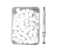 Éponge à ongles, éponge de peinture à ongles | 100 pièces conception d'ongles éponges avec stylo à saisir - Outil de polonais portable pratique pour les amoureux, les amis, les familles