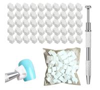 Éponge À Ongles - Éponge Pour Les Ongles | Éponges Professionnelles 100x Ongles Mous Pour, Éponges De Clous Avec Stylo À 4 Bouches, Fournitures D'accessoires Professionnels