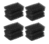 Éponge à Pointiller Pratique Noire 16 Pcs pour Effets Spéciaux Halloween | Texture Stipple, PU et Coton Cosmétique, pour Visage et Corps, Rendu Réaliste des Blessures