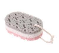 Éponge à récurer pour adulte - Trois couches - Facile à mousser - Brosse de douche - Accessoire de nettoyage pour le corps de la peau