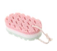 Éponge à récurer pour adulte - Trois couches - Facile à mousser - Brosse de douche - Accessoire de nettoyage pour le corps de la peau