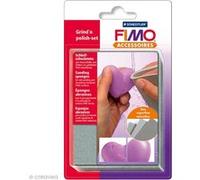 Staedtler Éponges abrasives Fimo 8700 08 – Blister 3 pièces pour ponçage et polissage Neutre