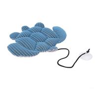 Éponge absorbant les résidus de piscine pour spa, baignoire, lavable, contrôle de la saleté, flotteur bleu, 24 x 24 x 3 cm