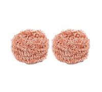 Éponge Anti-Graisse en Cuivre - 2/4/6 Pièces Gratounette Cuivre - Nettoie Taches Tenaces De La Cuisine Et Taches D'huile sur La Hotte De Cuisinière, pour L'acier Inoxydable, Céramique, Verre