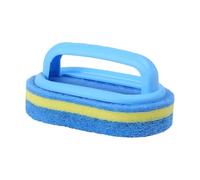 Éponge avec Manche-Brosse de Bain à Poignée Ergonomique - Pad Récurant pour Salle de Bain Cuisine Évier Carrelage Toilette Maison Spa Piscine