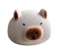 Éponge Capybara | Exfoliant animal de dessin animé | Pouf de douche avec Capybara pour une mousse douce et un renouvellement | Compagnon parfait pour les et les adultes pendant la