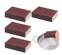 Éponge Carborundum - Éponges Nano émeri | 4 pcs Nano Carborundum | Tampons de nettoyage de pot avec | Anti-rouille | Tampons à récurer pour la maison