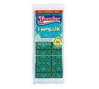 Eponge - Carre Vaisselle - Tampon A Recurer - Brosse Vaisselle - Cuisine Lave-vaisselle Mosaik 3 pcs 19411056 Spontex