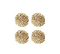 Eponge Cuivre Lot de 2/4/6boules éponge cuivrées pour, Eponge en cuivre pour Cuisine, Outils de Nettoyage de Cuisine (4)