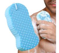 Éponge de bain 3D - Éponge de bain 3D, éponge de bain nettoyante en profondeur | Éponge de bain absorbante, exfoliante en mousse super douce pour femmes, hommes ou soins de la peau délicate, 13,5 x