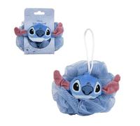 Éponge de bain 3D Lilo & Stitch pour enfant - 12 cm, bleu