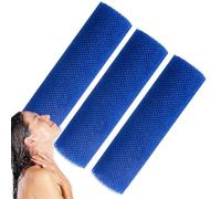 Éponge de bain africaine, caoutchouc dos net pour douche 3 pièces | Nettoyage de la peau Éponges de bain quotidiens