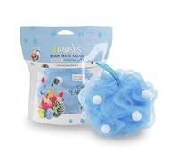 Éponge de bain avec perles de savon - Éponge de douche - Gant exfoliant - Brosse de bain - Éponge exfoliante avec parfum de savon puissant - Exfoliant pour le corps