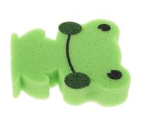 Éponge de Bain Bébé Grenouille Verte, Douce, Absorbante et Mignonne
