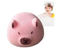 Éponge de bain de dessin animé, éponge de douche - Exfoliant de corps de douche - Dessin animé pratique Capybara Bath Sponge Ball, idéal pour la routine de bain quotidienne, salle de bain