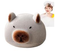 Éponge de bain de dessin animé - Exfoliant corporel pour la douche, confortable dessin animé Capybara éponge de bain, idéal pour la routine quotidienne de bain, accessoires de salle de bain