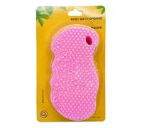 Éponge de bain douce, épurateur nettoyant doux, tampon portable de 6x3 pouces avec texture en peluche, éponge de douche, corps avec fibre authentique, soins personnels pour la maison et la salle de ba