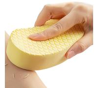 Éponge de bain, éponge de nettoyage du corps, texture douce, 13 x 7,3 x 2,5 cm, réutilisable, accessoire de douche quotidien pour femmes, hommes, enfants et soins de maternité