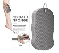 Éponge de bain exfoliante - de toilette doux pour massage de la peau - Accessoire de douche nettoyant en profondeur - Soin du corps - Filet en mousse de qualité supérieure