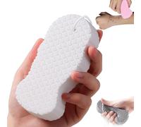 Éponge de bain exfoliante magique, 2025 nouvelles bain exfoliantes 3D ultra douces pour tous types de peau, élimine les peaux mortes et les impuretés éponge de bain exfoliante