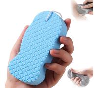 Éponge de bain exfoliante magique, 2025 nouvelles bain exfoliantes 3D ultra douces pour tous types de peau, élimine les peaux mortes et les impuretés éponge de bain exfoliante