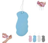 éPonge De Bain Exfoliante Magique 3d, Ultra Douce, Douce Pour La Peau Et RéUtilisable, Pour Adultes, Enfants Et Femmes Enceintes, Pour Tous Types De Peau (bleu,1pc)