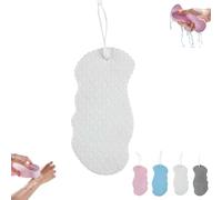 éPonge De Bain Exfoliante Magique 3d, Ultra Douce, Douce Pour La Peau Et RéUtilisable, Pour Adultes, Enfants Et Femmes Enceintes, Pour Tous Types De Peau (blanc,3pcs)