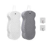 Éponge de bain exfoliante ultra douce Magic - Éponge pour une peau éclatante, éponge de bain exfoliante 3D Magic pour adultes et enfants, pour le visage et le corps (B-2pcs)