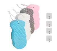 Éponge de bain exfoliante ultra douce Magic - Éponge pour une peau éclatante, éponge de bain exfoliante 3D Magic pour adultes et enfants, pour le visage et le corps (4pcs)