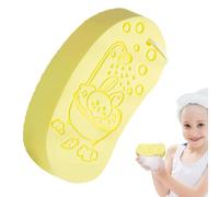 Éponge de bain - Gommage corporel exfoliant et nettoyant en profondeur, Luffa doux | Éponge de douche réutilisable pour le renouvellement cutané, texture douce pour femmes, hommes, et peaux se