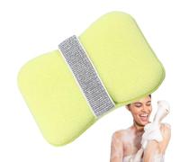 Éponge de bain Pochette pour outils de nettoyage et frotte-dos moussant | Éponge de douche économiseur de savon pour femmes Hommes et adultes Douche Gommage Salle de Vert de doux et