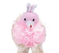 Éponge de bain pour en forme d'animal de dessin animé en luffa doux | L'éponge de bain mignonne de dessin animé crée une mousse riche tout en nettoyant doucement la peau, rendant l'heure du bain
