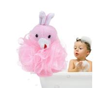 Éponge de bain pour enfants - Éponges de lavage de dessin animé Éponge de bain d'épurateur de corps, Bain d'enfants avec animaux de dessin animé | Fournitures de boules de douche pour spu
