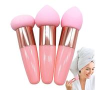 Éponge de beauté pour - sleek stylish premium durable élégant estompant maquillage 3, pièces avec poignées, Set d'éponges Stylo outils | Multipurpose Outdoor Indoor Utility modern