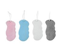 Éponge De Corps De Bain Exfoliante, Éponges Ultra-douces Exfoliantes, Éponges De Bain Magiques, Éponges De Bain Pour Enfants, Éponge Corporelle Exfoliante, Peau Morte De Gommage Spa, Réutilisable (4