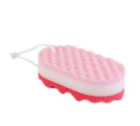 Éponge De Corps De Douche, Épurateur De Bain, Outil De Nettoyage En Mousse Exfoliante, Tampon De Lavage Ergonomique À Texture Douce, Soins Doux De La Peau, Accessoire De Bain, Usage Familial, Routine