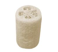 Éponge de douche en luffa naturel de 10 cm | Éponge exfoliante pour le corps | Luffa bio pour le bain, la vaisselle, le spa, la douche, pour brosses, vaisselle, serviettes,
