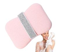 Éponge de Douche | Pochette Économiseur de Savon et Gommage Corporel | Accessoires de Bain Lave-Dos pour Douche Voyage Camping