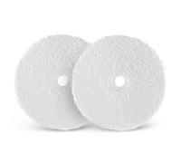 Éponge de en Microfibre, SPTA 2Pièces 150mm Tampons Microfibres disques de Finition en Microfibre pour Voiture, Machine à polir Orbitale Excentrique -RPFS6X2